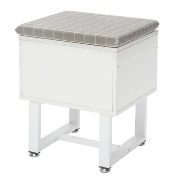 Wooden Square Storage Box Stool High Quality Makeup Seat Footstool White Classical Storage Stool Furniture with Lid for Bedroom
Wooden Square Storage Box Stool High Quality Makeup Seat Footstool White Classical Storage Stool Furniture with Lid for Bedroom