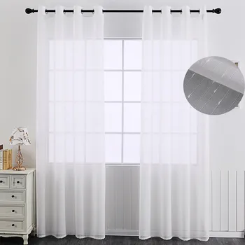 Dot Decoration White Sheer Curtains for Living Room Elegant Solid Color Window Screens for Bedroom Kitchen Hotel Custom Made
Dot Decoration White Sheer Curtains for Living Room Elegant Solid Color Window Screens for Bedroom Kitchen Hotel Custom Made