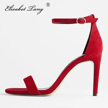 Elisabettang Ankle Strap Heels Sandals Faux Suede Women Summer Shoes Open Toe Stiletto High Heels Party Dress Sandals Women Shoe
Elisabettang Ankle Strap Heels Sandals Faux Suede Women Summer Shoes Open Toe Stiletto High Heels Party Dress Sandals Women Shoe
