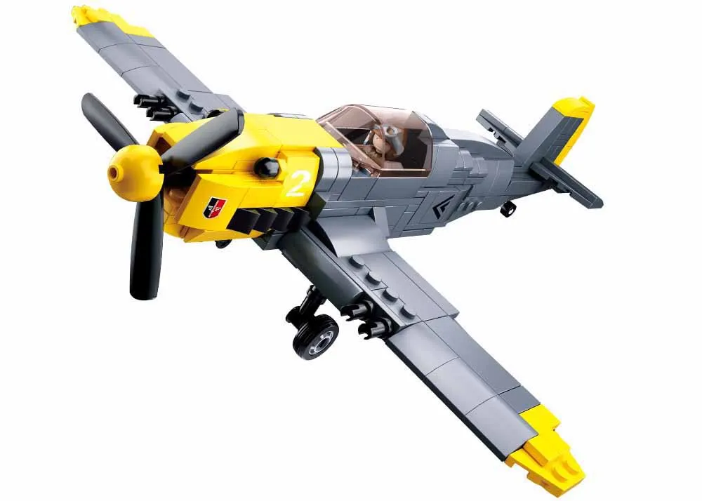 0692 289pcs Military WW2 Air Forces Fighter BF-109 Plane Army Weapon War Model Building Block Toys For Children
0692 289pcs Military WW2 Air Forces Fighter BF-109 Plane Army Weapon War Model Building Block Toys For Children
