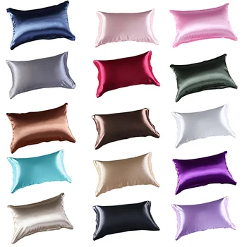 

Mulberry Silk Pillowcase for Hair and Skin Satin Pillow Slip Queen Size Satin Pillow Covers with Envelope Closure new