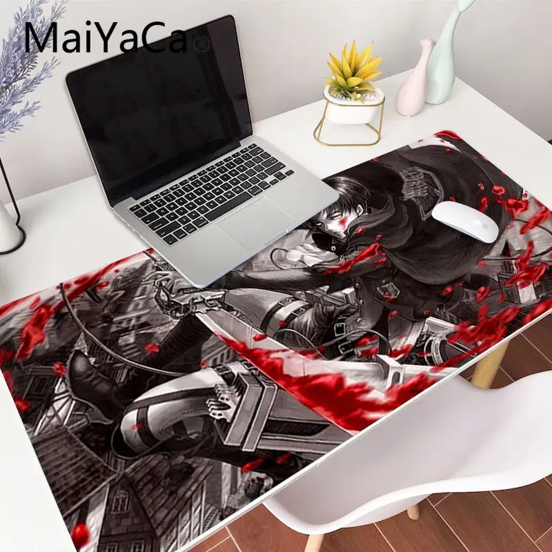80x30cm Attack on Titan Anime Large Lock Edge Mouse Pad Computer Mousepad XL Gaming Padmouse Gamer Laptop Keyboard Mouse Mats
80x30cm Attack on Titan Anime Large Lock Edge Mouse Pad Computer Mousepad XL Gaming Padmouse Gamer Laptop Keyboard Mouse Mats
