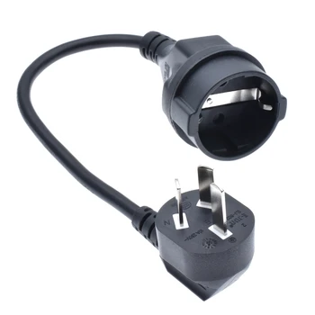 Australia plug To European Socket extension cord, AS3112 Plug to Schuko Outlet Power line Cable,CEE to SAA ,10A,30cm
Australia plug To European Socket extension cord, AS3112 Plug to Schuko Outlet Power line Cable,CEE to SAA ,10A,30cm