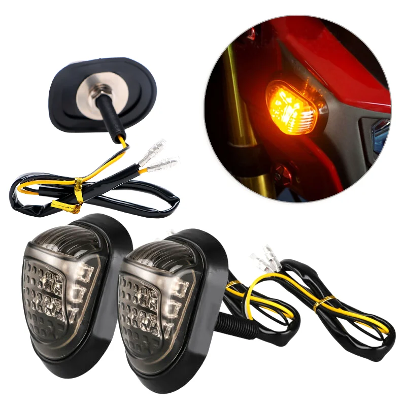 1 Pair for Honda Grom MSX125 MSX 125 Turning Light Motorcycle 12V LED Turn Signals Light Shift Lights Blinker Indicator
1 Pair for Honda Grom MSX125 MSX 125 Turning Light Motorcycle 12V LED Turn Signals Light Shift Lights Blinker Indicator