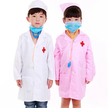 Children Doctor Role Play Costume Dress-Up Set Nurse Cosplay Performance Medical Hospital Lab Jackets with Hat Work Uniforms
Children Doctor Role Play Costume Dress-Up Set Nurse Cosplay Performance Medical Hospital Lab Jackets with Hat Work Uniforms