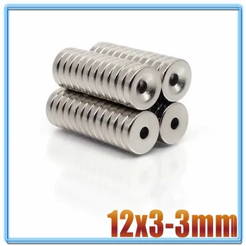 10/20/50/500Pcs Neodymium Magnet 12x3 Hole 3 N35 NdFeB Round Super Powerful Strong Permanent Magnetic imanes Disc 12*3 Hole3
10/20/50/500Pcs Neodymium Magnet 12x3 Hole 3 N35 NdFeB Round Super Powerful Strong Permanent Magnetic imanes Disc 12*3 Hole3