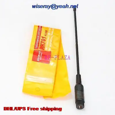 DHL/EMS 50 pcs Antenna RH701 dual band 144/430MHZ SMA male for Yaesu FT-270R FT-277R VX170 VX6R antenna aerial -A1 
DHL/EMS 50 pcs Antenna RH701 dual band 144/430MHZ SMA male for Yaesu FT-270R FT-277R VX170 VX6R antenna aerial -A1