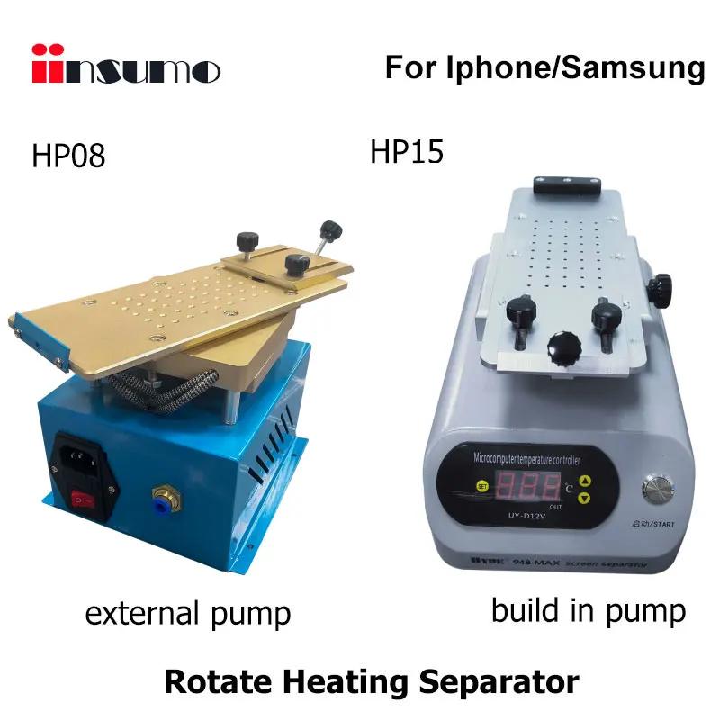 New Novecel 360 Rotation LCD Seprating Glue Remover Heating Platform Within Pump HP15 For Iphone/Samsung Plat Screen Repair
New Novecel 360 Rotation LCD Seprating Glue Remover Heating Platform Within Pump HP15 For Iphone/Samsung Plat Screen Repair