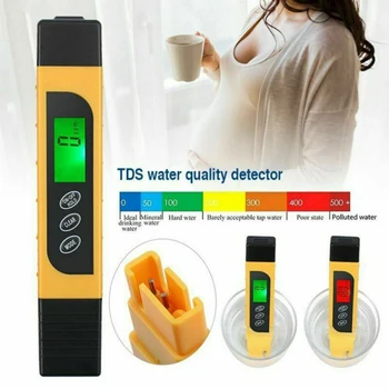 Professional 3 In 1 EC Temperature Meter Water Quality Test Meter 0-9990ppm Digital Water Meter Filter Measuring Water Quality
Professional 3 In 1 EC Temperature Meter Water Quality Test Meter 0-9990ppm Digital Water Meter Filter Measuring Water Quality
