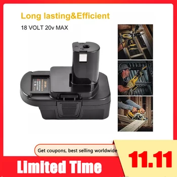 Dm18Rl Lithium Battery Convertor Adapter For Milwaukee Ryobi 20V/18V P108 Abp1801 Li-Ion Battery 
Dm18Rl Lithium Battery Convertor Adapter For Milwaukee Ryobi 20V/18V P108 Abp1801 Li-Ion Battery