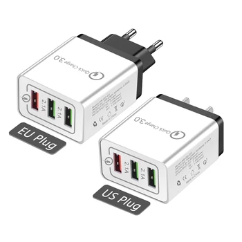 Quick Charge 3.0 USB Wall Charger Power Adapter Travel QC 3.0 Three Ports USB Charger 3 Ports USB For iPhone Samsung Note 8 HTC
Quick Charge 3.0 USB Wall Charger Power Adapter Travel QC 3.0 Three Ports USB Charger 3 Ports USB For iPhone Samsung Note 8 HTC