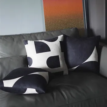 DUNXDECO Cushion Cover Decorative Pillow Case Modern Simple Black Ivory Geometric Soft Velvet Coussin Sofa Chair Bedding Cushion
DUNXDECO Cushion Cover Decorative Pillow Case Modern Simple Black Ivory Geometric Soft Velvet Coussin Sofa Chair Bedding Cushion