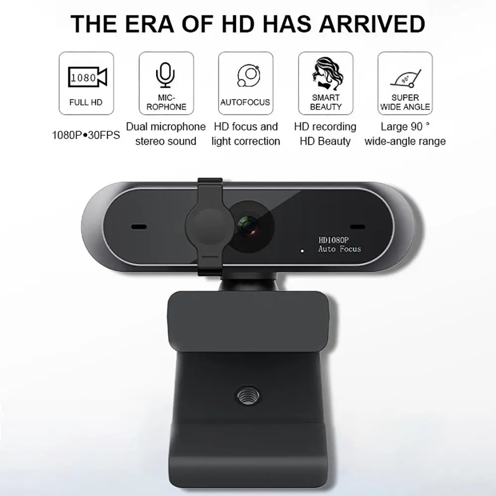 Mini Webcam Anti-peeping Computer PC WebCamera Full HD 1080P Rotatable Camera for Youtube Live Broadcast Video Conference Work
Mini Webcam Anti-peeping Computer PC WebCamera Full HD 1080P Rotatable Camera for Youtube Live Broadcast Video Conference Work