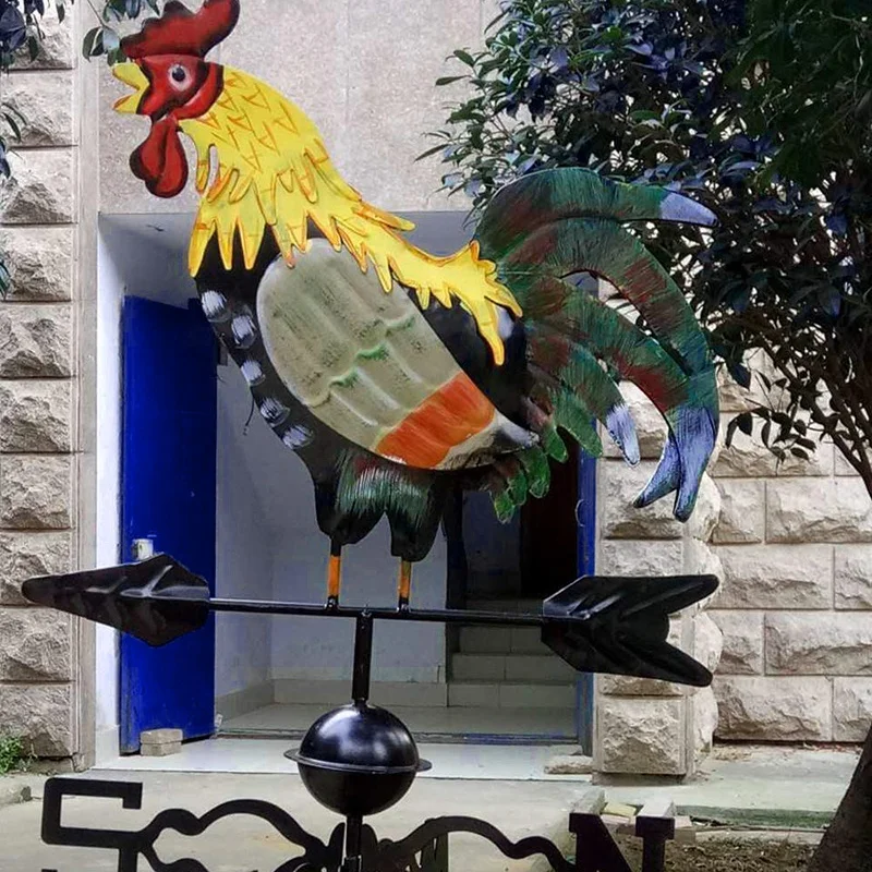 Metal Weather Vane with Rooster Ornament Wind Vane Weather Vain for Roof Weather Vanes for Roofs Rooster Weathervane
Metal Weather Vane with Rooster Ornament Wind Vane Weather Vain for Roof Weather Vanes for Roofs Rooster Weathervane