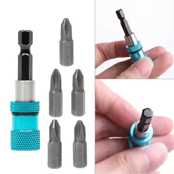 Set Drill Bit Holder 1/4inch Hex Shank Screwdriver Chuck Socket Stainless steel
Set Drill Bit Holder 1/4inch Hex Shank Screwdriver Chuck Socket Stainless steel