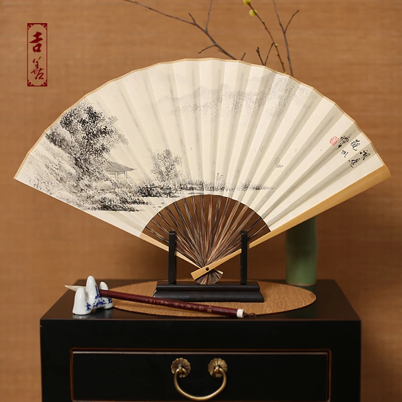 Sensu 9 Inch Folding Fan Su Gong Male Fan Wenwan Fan Go Abroad Gift Fan In National Customs Hand Fan Polygonatum Fan
Sensu 9 Inch Folding Fan Su Gong Male Fan Wenwan Fan Go Abroad Gift Fan In National Customs Hand Fan Polygonatum Fan