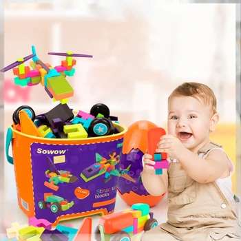 117pcs Children Creative Large Particles Blocks Assembled Educational Toy Interconnecting Blocks Building & Construction
117pcs Children Creative Large Particles Blocks Assembled Educational Toy Interconnecting Blocks Building & Construction