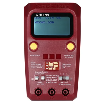 Digital Multimeter Transistor Tester Megger Insulation Tester Resistance Inductance Capacitance ESR Meter DTU-1701
Digital Multimeter Transistor Tester Megger Insulation Tester Resistance Inductance Capacitance ESR Meter DTU-1701