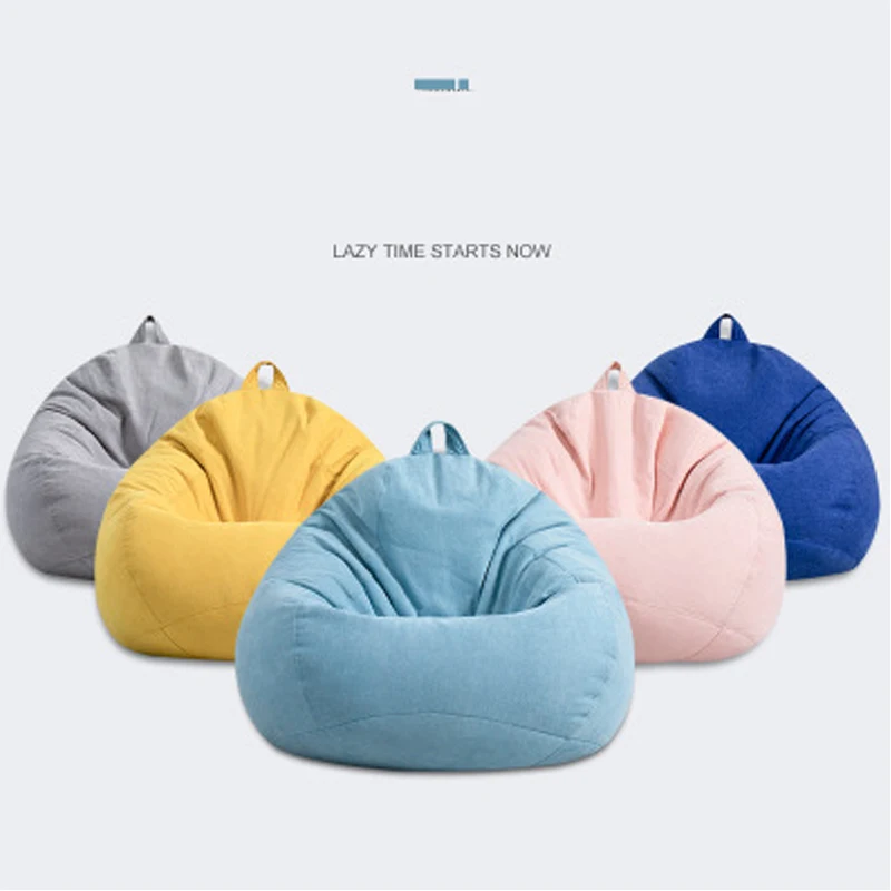 S/M/L Lazy Sofa Cover Chairs without Filler Linen Cloth Lounger Seat Bean Bag Pouf Puff Couch Tatami Living Room Furniture Cover
S/M/L Lazy Sofa Cover Chairs without Filler Linen Cloth Lounger Seat Bean Bag Pouf Puff Couch Tatami Living Room Furniture Cover