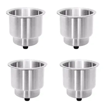 4PCS Recessed Stainless Steel Cup Drink Bottle Holder with Drain Marine for Boat Rv Camper Car Truck Two Stage
4PCS Recessed Stainless Steel Cup Drink Bottle Holder with Drain Marine for Boat Rv Camper Car Truck Two Stage