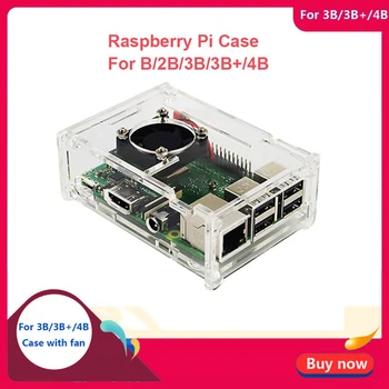 Raspberry Pi 4 Model B ABS Case with Fan Transparent ABS Enclosure Box Shell for Raspberry Pi 4B 3B+ Plus 3B 2B B with Fan
Raspberry Pi 4 Model B ABS Case with Fan Transparent ABS Enclosure Box Shell for Raspberry Pi 4B 3B+ Plus 3B 2B B with Fan