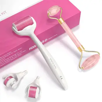 ETEREAUTY Hygienic Rustproof Safe 4 in 1 Skin Care Massager Microneedling Roller Needles Roller for Travel Body Household Face
ETEREAUTY Hygienic Rustproof Safe 4 in 1 Skin Care Massager Microneedling Roller Needles Roller for Travel Body Household Face