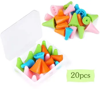 LMDZ 20 PCS Mixed Color Knitting Needles Point Protectors with Plastic Box Knit Needle Tip Covers for Knitting Craft Accessories
LMDZ 20 PCS Mixed Color Knitting Needles Point Protectors with Plastic Box Knit Needle Tip Covers for Knitting Craft Accessories