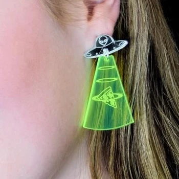 Unique Acrylic Dangle Earrings UFO Dinosaur Shape Simple Exaggerated Big Long Drop Dangle Earring Women Colourful Oorbellen
Unique Acrylic Dangle Earrings UFO Dinosaur Shape Simple Exaggerated Big Long Drop Dangle Earring Women Colourful Oorbellen