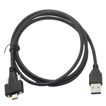 4Ft 1.2M Usb 3.0 A Male To Usb 3.1 Type C Usb-C Type-C With Dual Screws Locking Male Data Cable Standard Usb3.0 Panel Mount Type 
4Ft 1.2M Usb 3.0 A Male To Usb 3.1 Type C Usb-C Type-C With Dual Screws Locking Male Data Cable Standard Usb3.0 Panel Mount Type