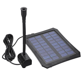 7V 1.1W Solar Power Submersible Fountain Water Pump with LED Lights Solar Fountain for Garden Pool Garden Decorative Fountain
7V 1.1W Solar Power Submersible Fountain Water Pump with LED Lights Solar Fountain for Garden Pool Garden Decorative Fountain