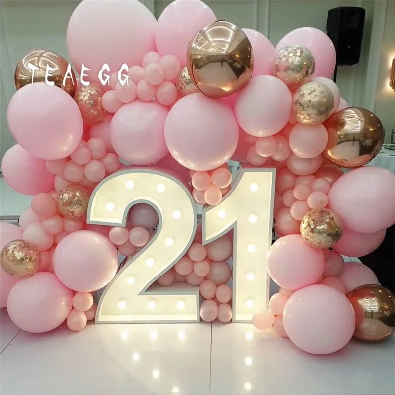 120pcs Pastel Macaron Pink Gold Ballon Decoration Backdrop Rose Gold 4d Foil Balloons Garland Arch Kit For Wedding Party Globo
120pcs Pastel Macaron Pink Gold Ballon Decoration Backdrop Rose Gold 4d Foil Balloons Garland Arch Kit For Wedding Party Globo