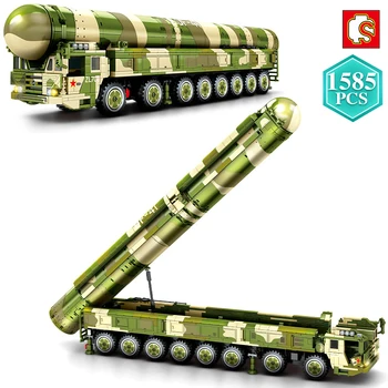 SEMBO Technic Design Military Building Blocks DF-41 Intercontinental Missile Bricks Toys Children Birthday Winter Holiday Gift
SEMBO Technic Design Military Building Blocks DF-41 Intercontinental Missile Bricks Toys Children Birthday Winter Holiday Gift