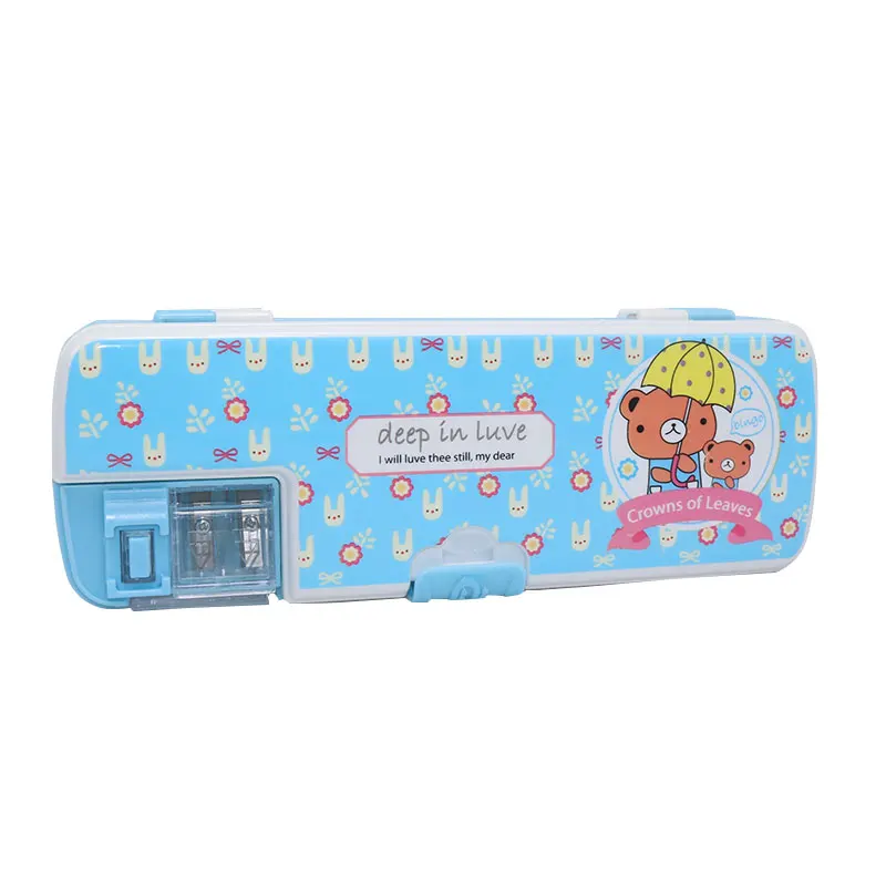 1 pcs Creative Stationery Pencil Case Multi-function Double-sided Open with Pencil Sharpener School Student Supplies Floral
1 pcs Creative Stationery Pencil Case Multi-function Double-sided Open with Pencil Sharpener School Student Supplies Floral