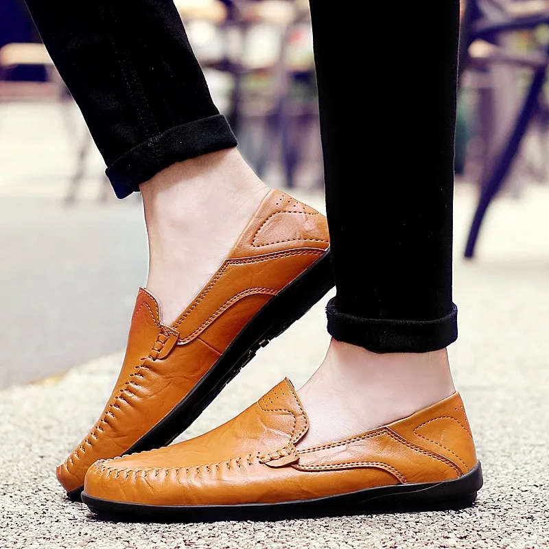 2019 New Fashion Genuine Leather Shoes Men Casual Shoes Loafers Soft Driving Shoes Men's Flat Moccasins Handmade Chaussure Homme
2019 New Fashion Genuine Leather Shoes Men Casual Shoes Loafers Soft Driving Shoes Men's Flat Moccasins Handmade Chaussure Homme