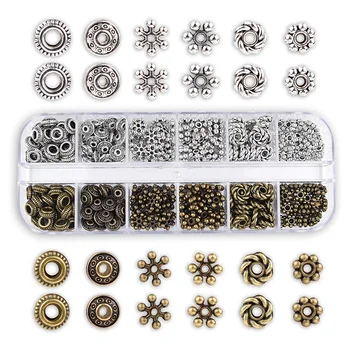 300 Pieces of 6 Retro Silver Bronze Spacer Beads, Metal Washers, Jewelry Accessories, Used for Making Bracelets, Necklaces and J
300 Pieces of 6 Retro Silver Bronze Spacer Beads, Metal Washers, Jewelry Accessories, Used for Making Bracelets, Necklaces and J