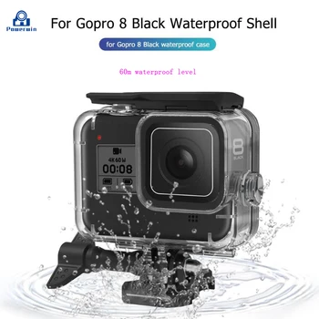 Powerwin 60m Underwater Waterproof Case Diving Housing for GoPro Hero 8 Protective Shell Cover with Camera Lens Filters
Powerwin 60m Underwater Waterproof Case Diving Housing for GoPro Hero 8 Protective Shell Cover with Camera Lens Filters