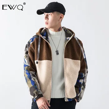 EWQ / Men's Wear 2020 Winter Man Lamb Wool Coat Hit Color Patchwork Jacket Keep Warm Cotton-padded Jacket Trend With Hat 9Y0080
EWQ / Men's Wear 2020 Winter Man Lamb Wool Coat Hit Color Patchwork Jacket Keep Warm Cotton-padded Jacket Trend With Hat 9Y0080