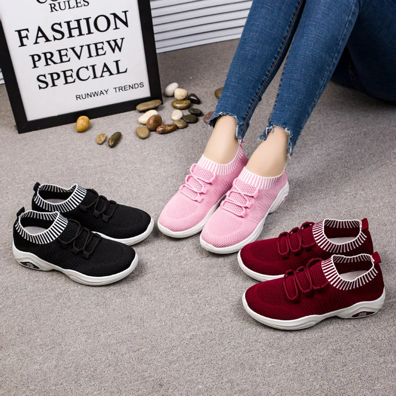 2020 Spring New Style Breathable Fly Netting Surface wa zi xie Casual Sports Running Shoes WOMEN'S Shoes
2020 Spring New Style Breathable Fly Netting Surface wa zi xie Casual Sports Running Shoes WOMEN'S Shoes