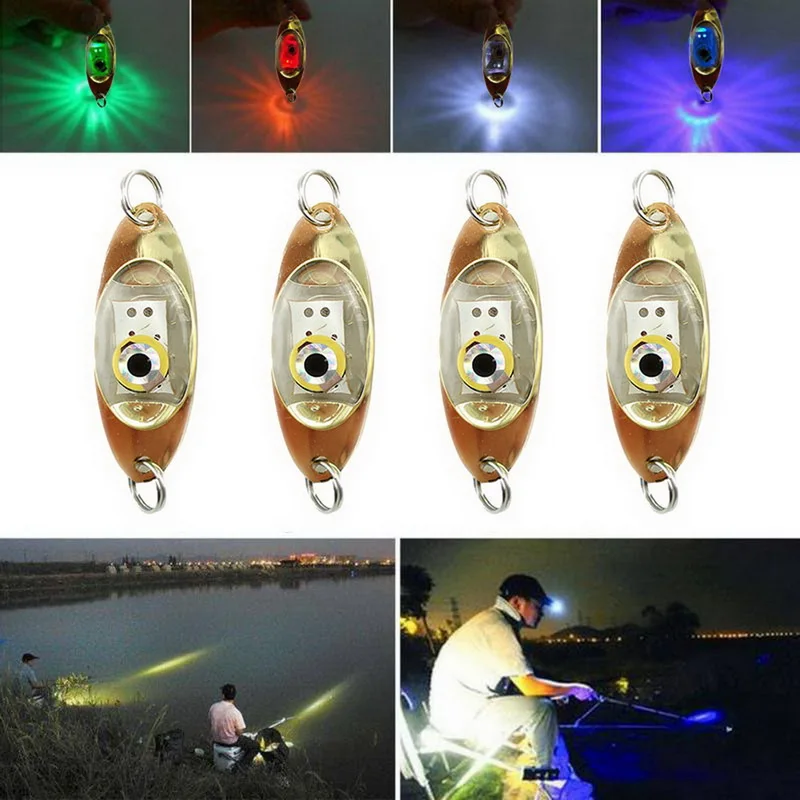 LED Deep Drop Underwater Eye Shape Lure Light Flashing Fishing Squid Fish Lamp | Спорт и развлечения