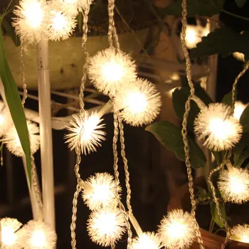 20 Led Dandelion Shape Light String with Battery Box Fur Ball Decoration Lamp for Christmas Home Garden Decorative Lamp
20 Led Dandelion Shape Light String with Battery Box Fur Ball Decoration Lamp for Christmas Home Garden Decorative Lamp