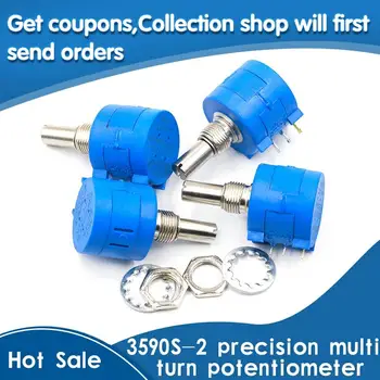 3590S Multiturn Potentiometer 500 1K 2K 5K 10K 20K 50K 100K ohm Potentiometer Adjustable Resistor 3590 102 202 502 103
3590S Multiturn Potentiometer 500 1K 2K 5K 10K 20K 50K 100K ohm Potentiometer Adjustable Resistor 3590 102 202 502 103