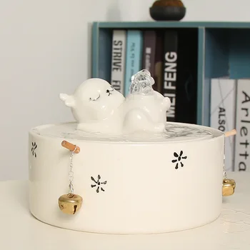 New New Ceramic Pet Cat Bowl Automatic Water Feeder Water Dispenser Circulating Water Drinking Fountain For Pet Cat Feeder Suppl
New New Ceramic Pet Cat Bowl Automatic Water Feeder Water Dispenser Circulating Water Drinking Fountain For Pet Cat Feeder Suppl