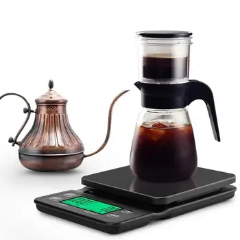 Alarm Clock Timing Coffee Scale Black Abs Plastic 5kg/0.1g Coffee Scale With Timer Battery Charging Espresso Scale
Alarm Clock Timing Coffee Scale Black Abs Plastic 5kg/0.1g Coffee Scale With Timer Battery Charging Espresso Scale