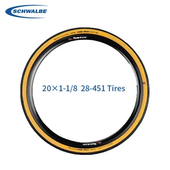 SCHWALBE ONE DURANO 20 Inch 451 Bike Tires 20×1-1/8 28-451Yellow edge Bicycle Tires
SCHWALBE ONE DURANO 20 Inch 451 Bike Tires 20×1-1/8 28-451Yellow edge Bicycle Tires