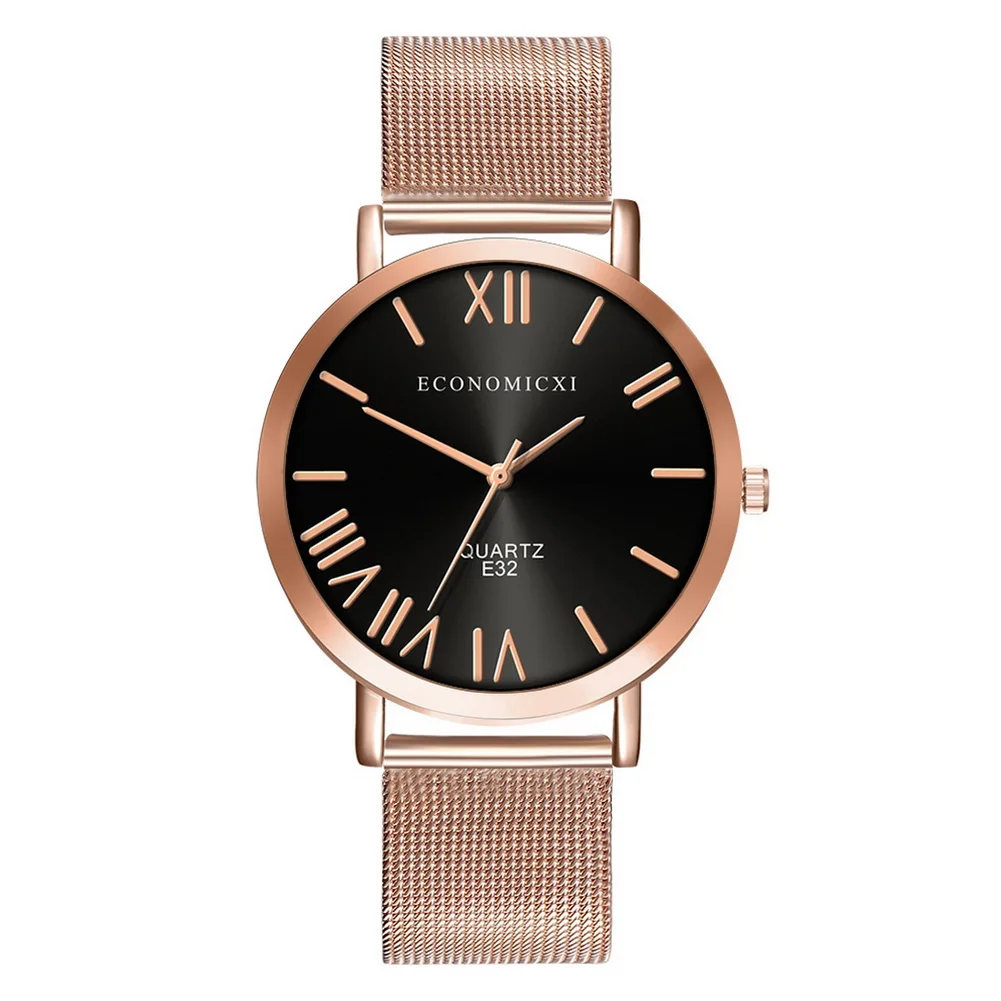 Ladies Quartz Watch Metal Mesh Band Simple Round Dial Shape Watch Minimalist Wristwatch LXH
Ladies Quartz Watch Metal Mesh Band Simple Round Dial Shape Watch Minimalist Wristwatch LXH