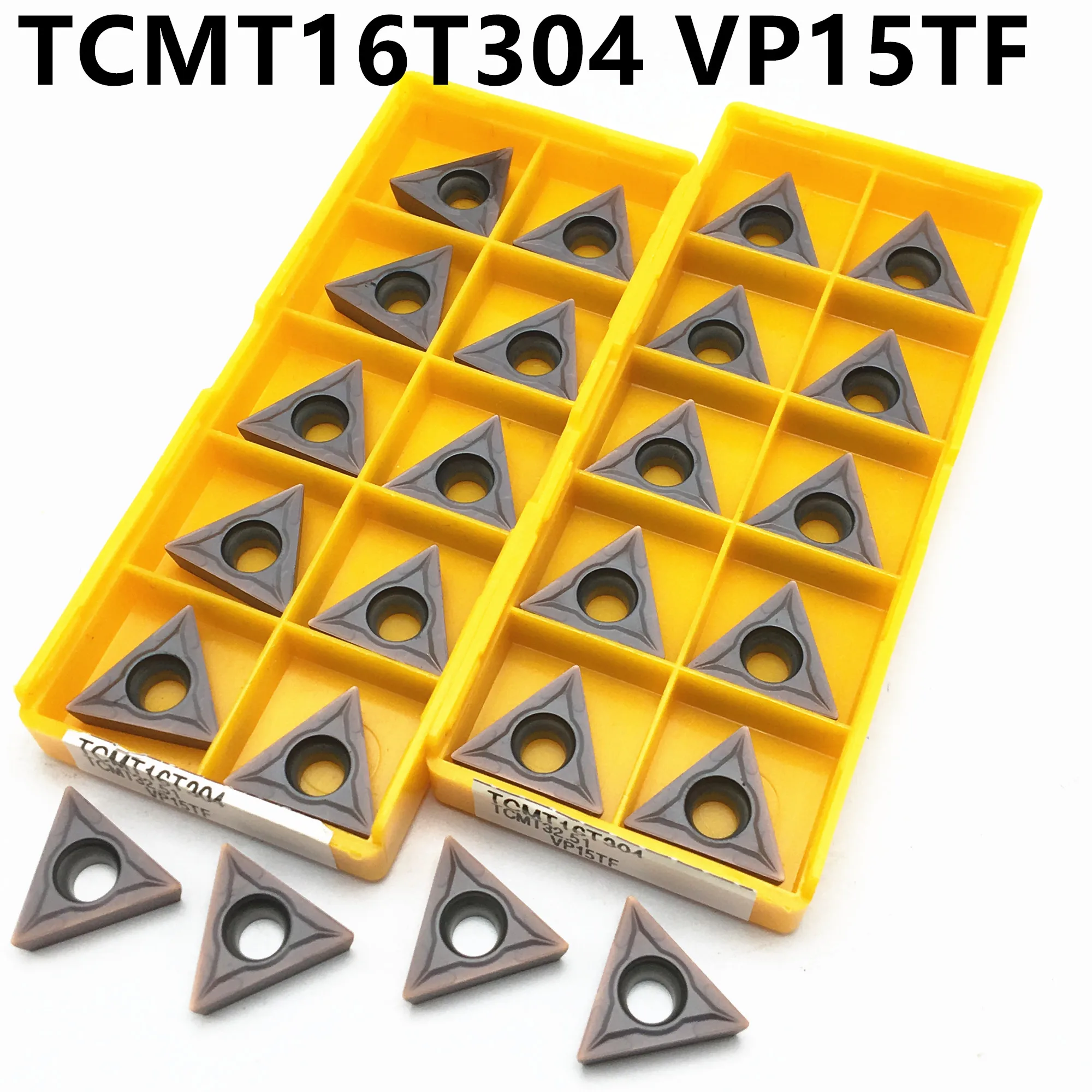 10PCS TCMT16T304 VP15TF Carbide Insert Turning Tool Internal Turning Tool Cutting Insert CNC Lathe Tool TCMT 16T304 
10PCS TCMT16T304 VP15TF Carbide Insert Turning Tool Internal Turning Tool Cutting Insert CNC Lathe Tool TCMT 16T304