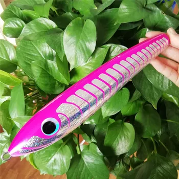 25cm 140g Topwater Wooden Stickbait GT Surface Trolling Lure Deep Sea Pencil Boat Fishing Artificial Bait Ocean
25cm 140g Topwater Wooden Stickbait GT Surface Trolling Lure Deep Sea Pencil Boat Fishing Artificial Bait Ocean