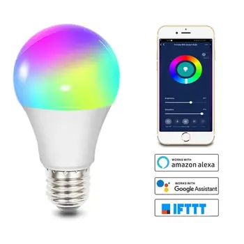 Smart LED Lamp RGB 10W Bluetooth Wifi APP Control Bulb 10W RGBW Light Bulb Smart Home Lighting Work with Google Home Alexa
Smart LED Lamp RGB 10W Bluetooth Wifi APP Control Bulb 10W RGBW Light Bulb Smart Home Lighting Work with Google Home Alexa