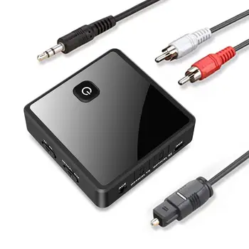 Bluetooth 5.0 2-in-1 Audio Transmitter Receiver TV Computer Speaker Car Adapter 3.5mm AUX Jack RCA Stereo Wireless Audio Adapter
Bluetooth 5.0 2-in-1 Audio Transmitter Receiver TV Computer Speaker Car Adapter 3.5mm AUX Jack RCA Stereo Wireless Audio Adapter