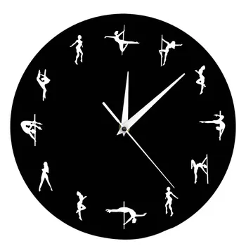 1pc Pole Dancing Figure Clock Background Clock Time Display Device Wall Hanging Clock Sexy Printing Clock For Hotel School
1pc Pole Dancing Figure Clock Background Clock Time Display Device Wall Hanging Clock Sexy Printing Clock For Hotel School